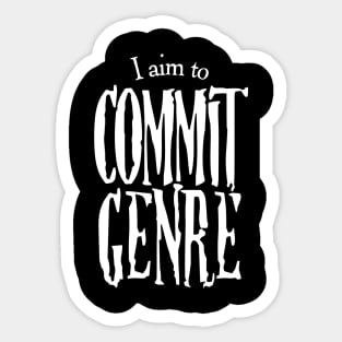 Commit Genre Sticker